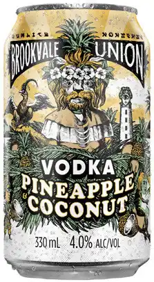 Coles Brookvale Union Pineapple & Coconut Cans offer