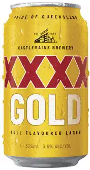 Coles XXXX Gold Block Cans offer