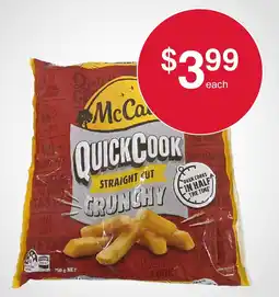 Australian Butchers Store McCain QuickCook Straight Cut Crunchy offer