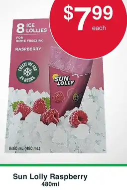 Australian Butchers Store Sun Lolly Raspberry offer