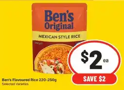 IGA Ben's Original Mexican Style Rice offer