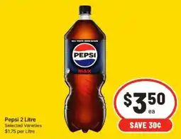 IGA Pepsi Max offer