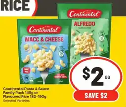 IGA Continental Pasta & Sauce Family Pack offer
