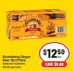IGA Bundaberg Ginger Beer offer