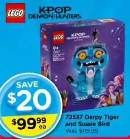 Toyworld LEGO KPOP DEMON HUNTERS 72537 Derpy Tiger and Sussie Bird offer