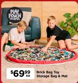 Toyworld Play Pouch Australia Brick Bag Toy Storage Bag & Mat offer
