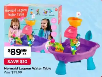 Mermaid Lagoon Water Table