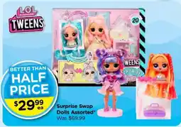 Toyworld LOL TWEENS Surprise Swap Dolls Assorted offer