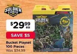 Toyworld Soldier Force Bucket Playset offer