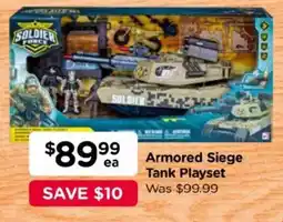 Toyworld Soldier Force Armored Siege Tank Playset offer