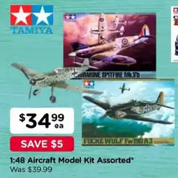 Toyworld Tamiya 1:48 Aircraft Model Kit Assorted offer