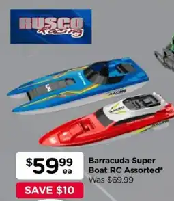 Toyworld Rusco Racing Barracuda Super Boat RC Assorted offer