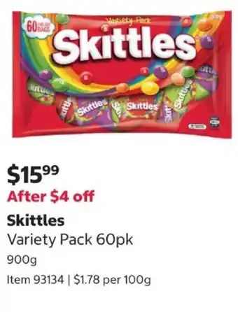 Skittles Variety Pack