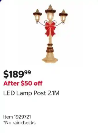 LED Lamp Post 2.1M