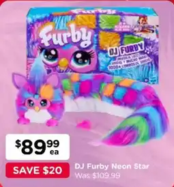 Toyworld Furby DJ Furby Neon Star offer