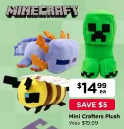 Toyworld Minecraft Mini Crafters Plush offer