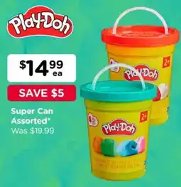 Toyworld Play-Doh Super Can Assorted offer
