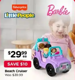 Toyworld Barbie Little People Beach Cruiser offer