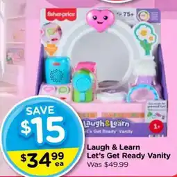 Toyworld fisher-price Laugh & Learn Let's Get Ready Vanity offer