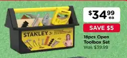 Toyworld Stanley Jr. 18pcs Open Toolbox Set offer