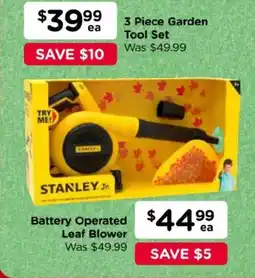 Toyworld Stanley Jr. Battery Operated Leaf Blower offer