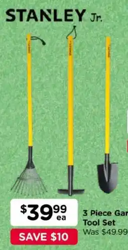 Toyworld Stanley 3 Piece Garden Tool Set offer