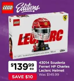 Toyworld LEGO Scuderia Ferrari HP Charles Leclerc Helmet offer