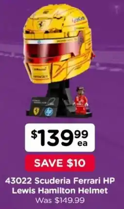 Toyworld LEGO Scuderia Ferrari HP Lewis Hamilton Helmet offer