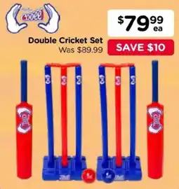 Toyworld Cooel Double Cricket Set offer