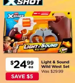 Toyworld Xshot Light & Sound Wild West Set offer