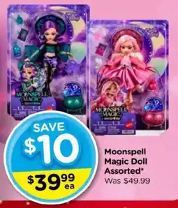 Toyworld Moonspell Magic Doll Assorted offer