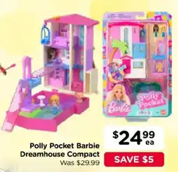 Toyworld Polly Pocket Barbie Dreamhouse Compact offer
