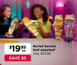 Toyworld Buried Secrets Doll Assorted offer
