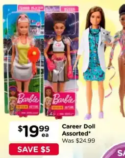 Toyworld Barbie Career Doll Assorted offer