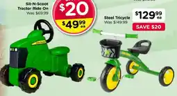 Toyworld Sit-N-Scoot Tractor Ride On offer