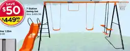 Toyworld 7 Station Swing Set offer