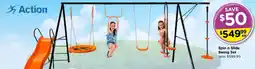 Toyworld Action Spin n Slide Swing Set offer
