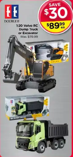 Toyworld Double E 1:20 Volvo RC Dump Truck or Excavator offer