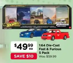 Toyworld Hot Wheels Fast & Furious 5 Pack offer