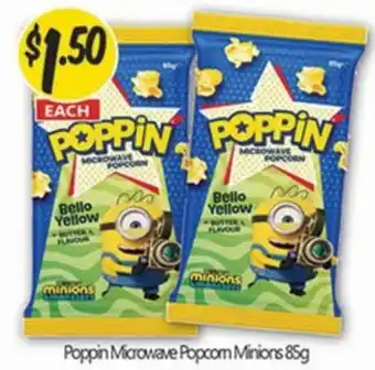 Poppin Microwave Popcorn Minions
