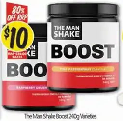 NQR The Man Shake Boost offer