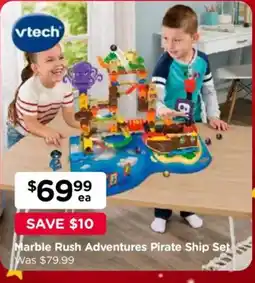 Toyworld Vtech Marble Rush Adventures Pirate Ship Set offer
