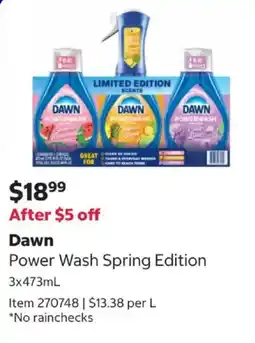 Costco Dawn Power Wash Spring Edition offer