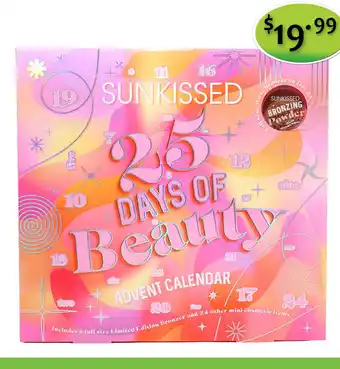 Sunkissed 25 Days of Beauty Advent Calendar