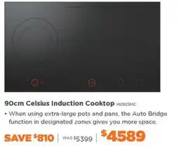 E&S Trading 90cm Celsius Induction Cooktop offer