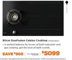 E&S Trading 90cm DuoFusion Celsius Cooktop offer
