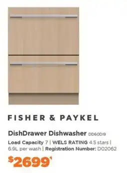 E&S Trading Fisher & Paykel DishDrawer Dishwasher offer