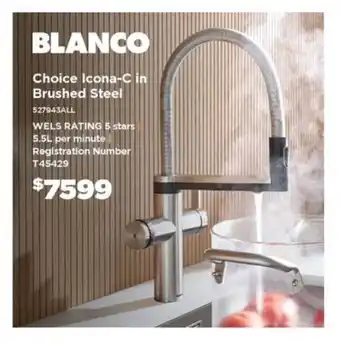 Blanco Choice Icona-C in Brushed Steel