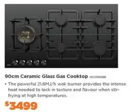 E&S Trading AEG 90cm Ceramic Glass Gas Cooktop offer