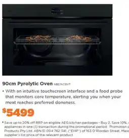 E&S Trading 90cm Pyrolytic Oven offer